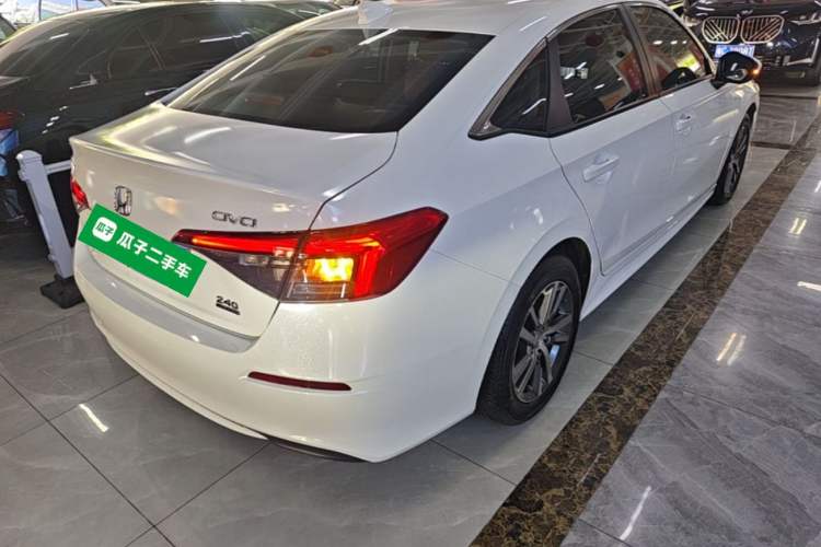 Used Honda Civic 2022 240TURBO CVT Dynamic Edition Rear Right 45 Deg