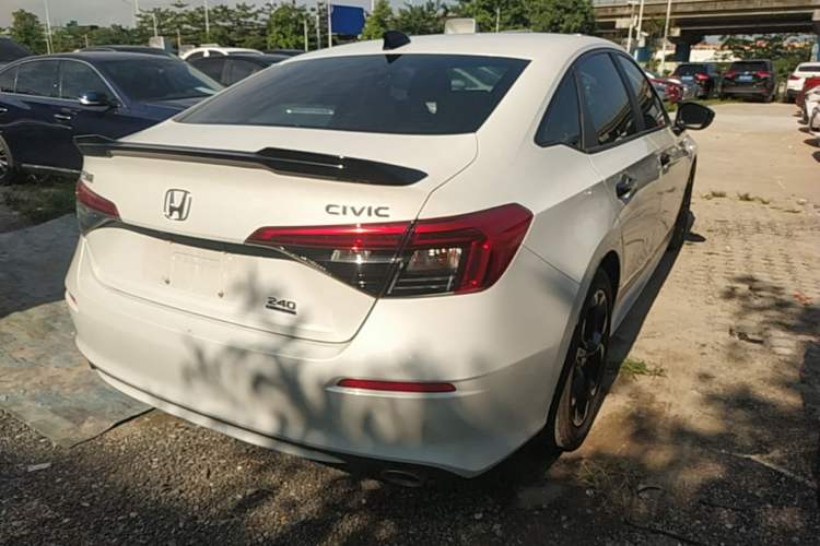 Used Honda Civic 2022 240TURBO CVT Dynamic Edition Rear Right 45 Deg