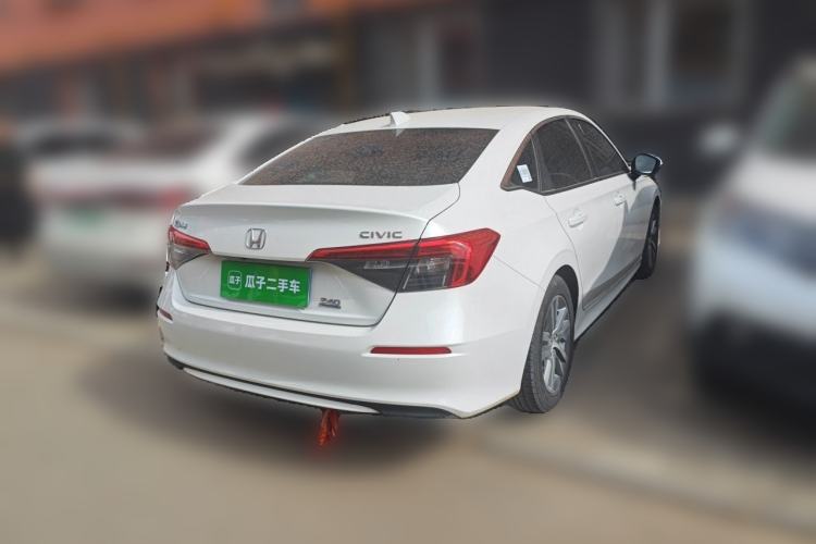 Used Honda Civic 2022 240TURBO CVT Dynamic Edition Rear Right 45 Deg