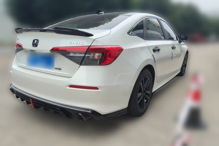 Used Honda Civic 2022 240TURBO CVT Dynamic Edition Rear Right 45 Deg