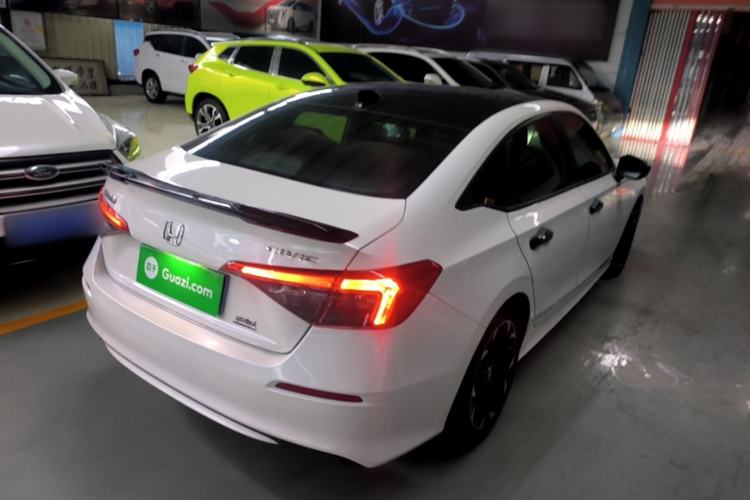 Used Honda Civic 2022 240TURBO CVT Dynamic Edition Rear Right 45 Deg