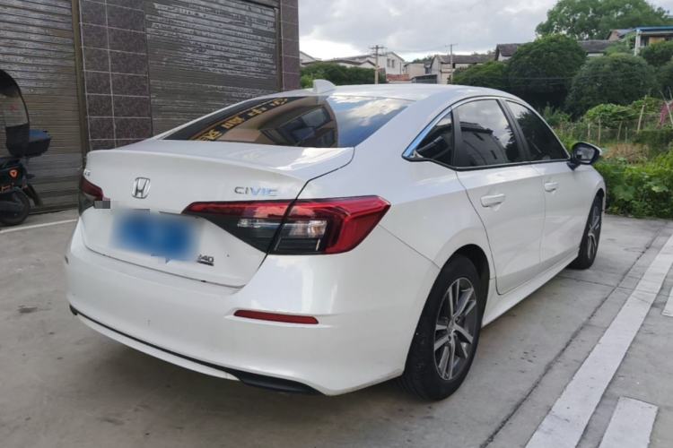 Used Honda Civic 2022 240TURBO CVT Jingcheng Edition Rear Right 45 Deg