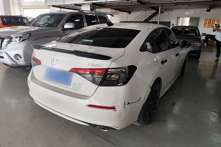 Used Honda Civic 2022 240TURBO CVT Dynamic Edition Rear Right 45 Deg