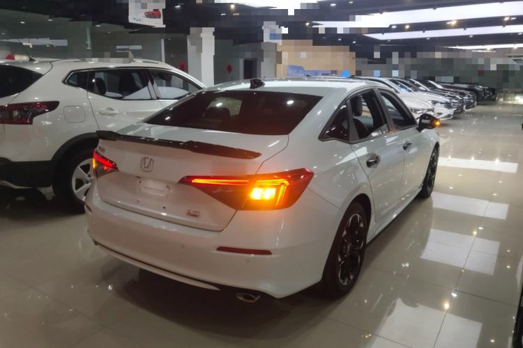 Used Honda Civic 2022 240TURBO CVT Dynamic Edition Rear Right 45 Deg