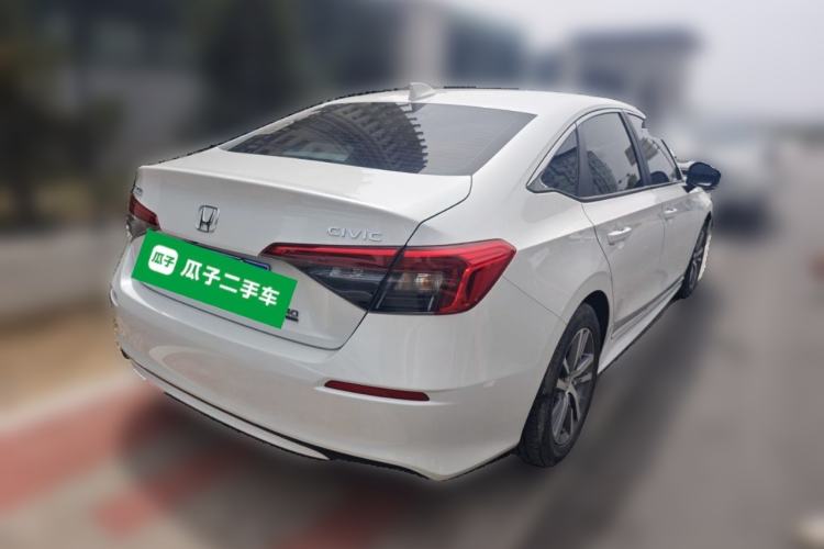 Used Honda Civic 2022 240TURBO CVT Dynamic Edition Rear Right 45 Deg