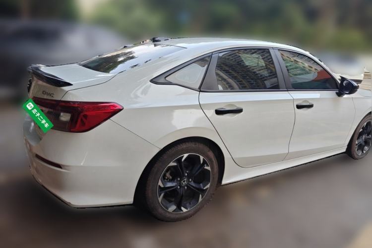 Used Honda Civic 2022 240TURBO CVT Dynamic Edition Rear Right 45 Deg