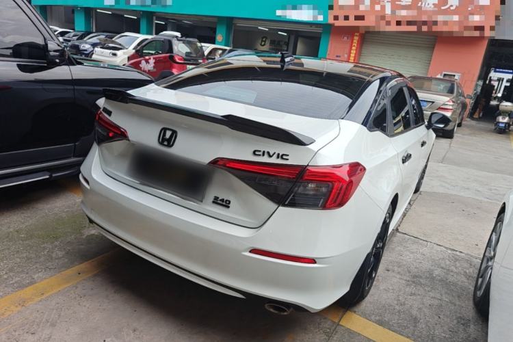 Used Honda Civic 2022 240TURBO CVT Dynamic Edition Rear Right 45 Deg