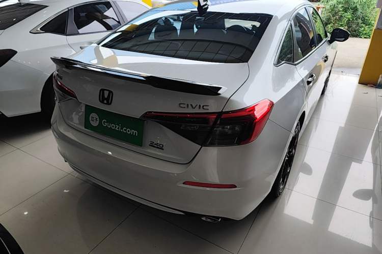 Used Honda Civic 2022 240TURBO CVT Dynamic Edition Rear Right 45 Deg