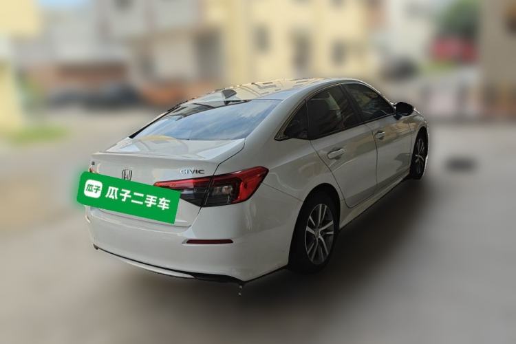 Used Honda Civic 2022 240TURBO CVT Dynamic Edition Rear Right 45 Deg