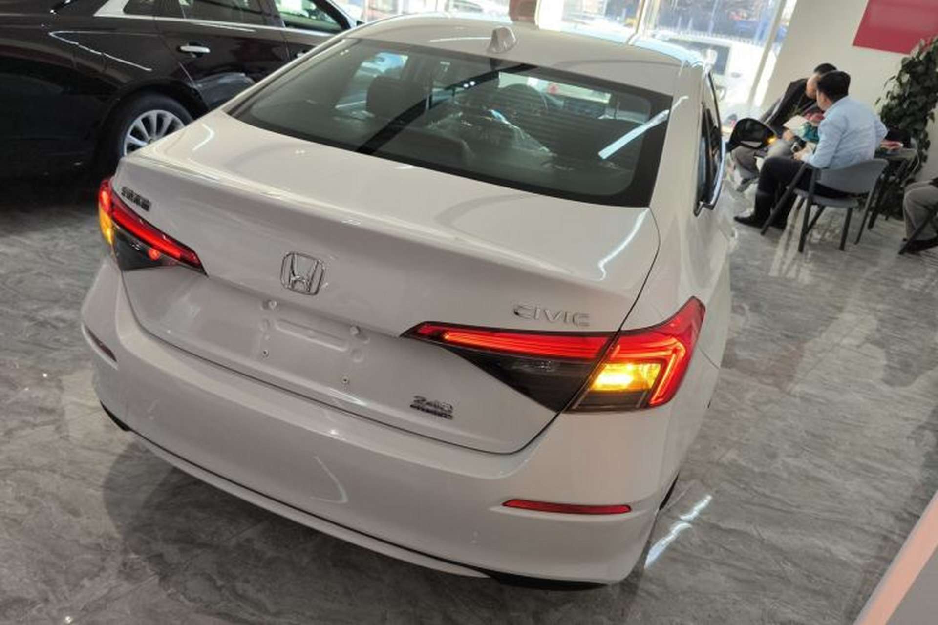 Used Honda Civic 2022 240TURBO CVT Dynamic Edition Rear Right 45 Deg
