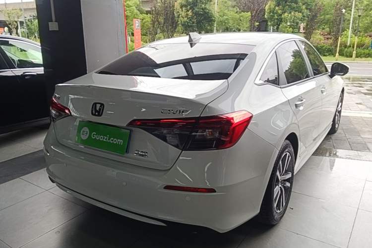 Used Honda Civic 2022 240TURBO CVT Dynamic Edition Rear Right 45 Deg