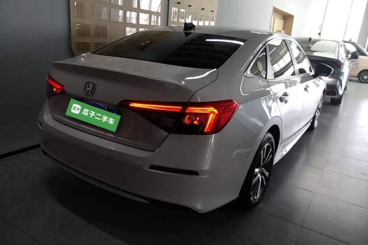 Used Honda Civic 2022 240TURBO CVT Dynamic Edition Rear Right 45 Deg