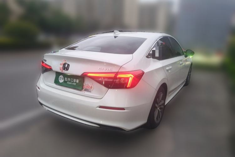 Used Honda Civic 2022 240TURBO CVT Dynamic Edition Rear Right 45 Deg