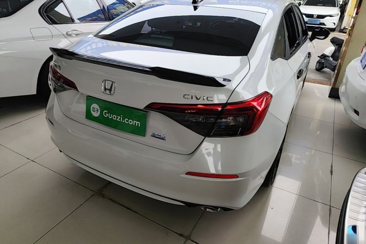 Used Honda Civic 2022 240TURBO CVT Dynamic Edition Rear Right 45 Deg