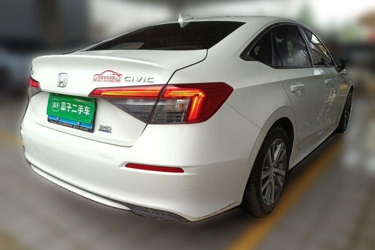 Used Honda Civic 2022 240TURBO CVT Dynamic Edition Rear Right 45 Deg