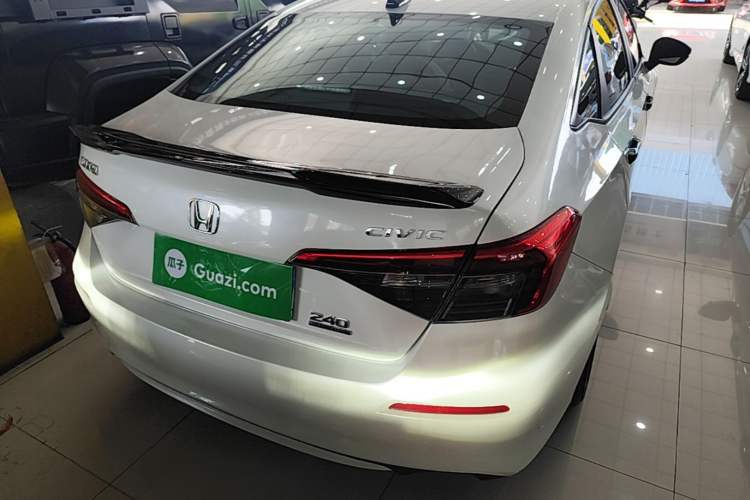 Used Honda Civic 2022 240TURBO CVT Dynamic Edition Rear Right 45 Deg
