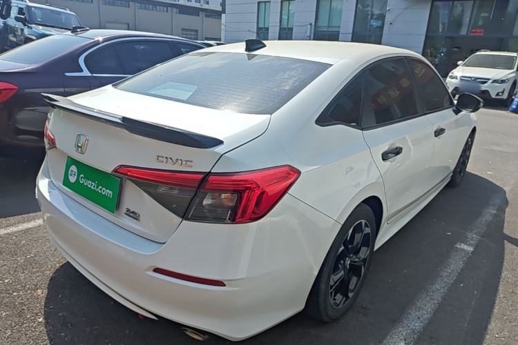 Used Honda Civic 2022 240TURBO CVT Dynamic Edition Rear Right 45 Deg