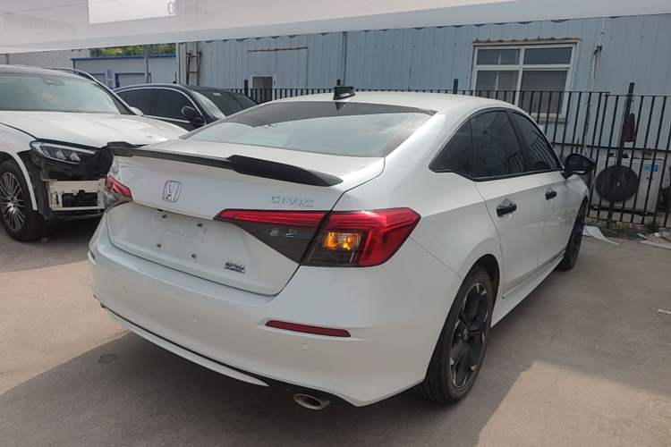 Used Honda Civic 2022 240TURBO CVT Dynamic Edition Rear Right 45 Deg