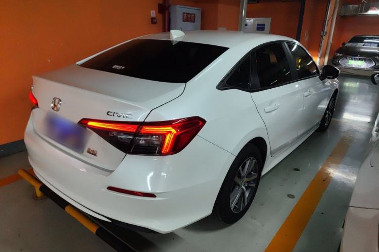 Used Honda Civic 2022 240TURBO CVT Dynamic Edition Rear Right 45 Deg