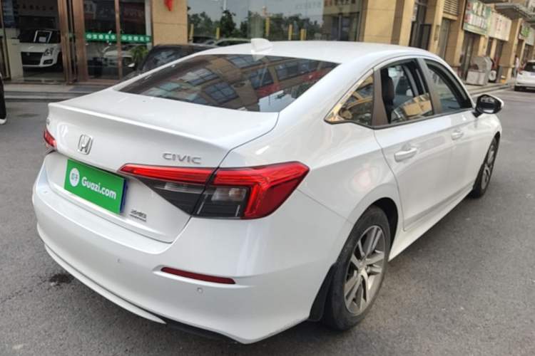 Used Honda Civic 2022 240TURBO CVT Dynamic Edition Rear Right 45 Deg