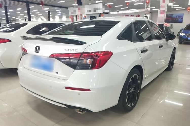 Used Honda Civic 2022 240TURBO CVT Dynamic Edition Rear Right 45 Deg