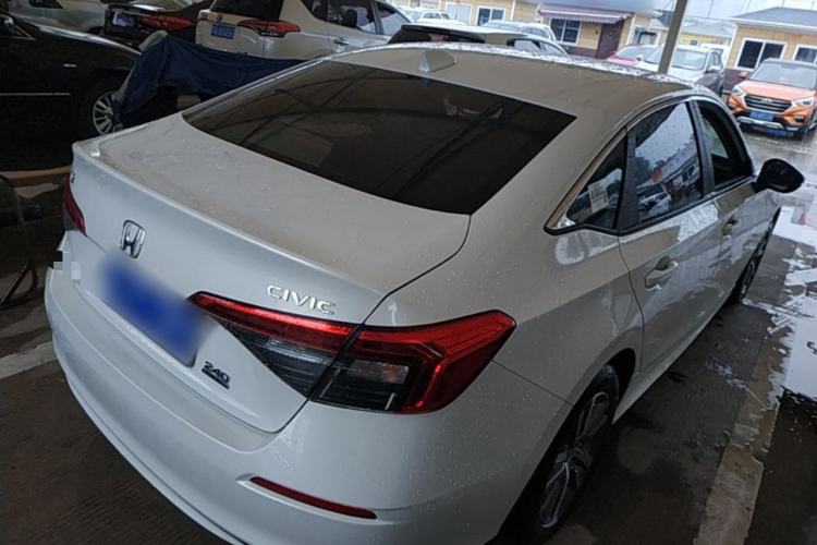 Used Honda Civic 2022 240TURBO CVT Dynamic Edition Rear Right 45 Deg