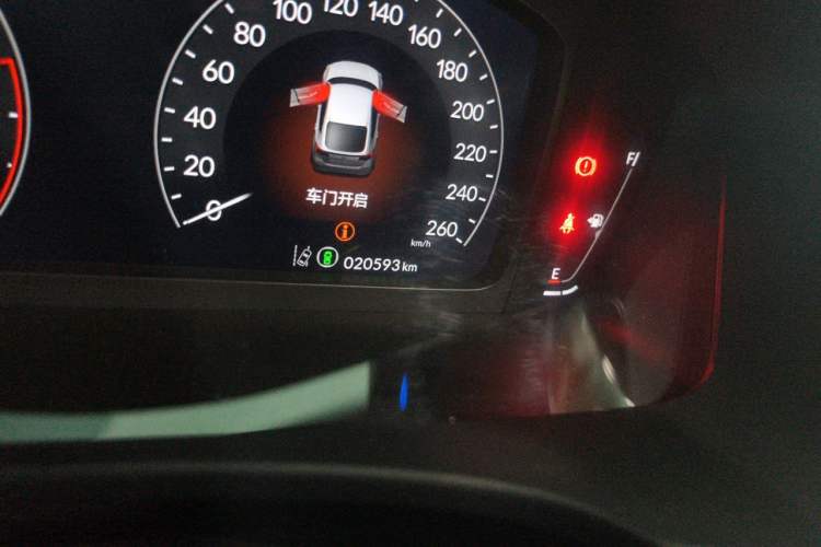 Used Honda Civic 2023 HATCHBACK 240TURBO CVT Extreme Edition Odometer Close Up