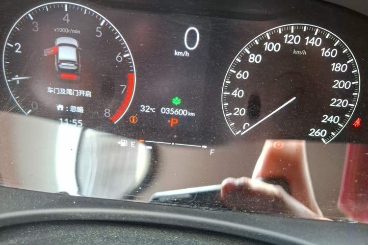 Used Honda Civic 2023 HATCHBACK 240TURBO CVT Zhiyue Edition Odometer Close Up