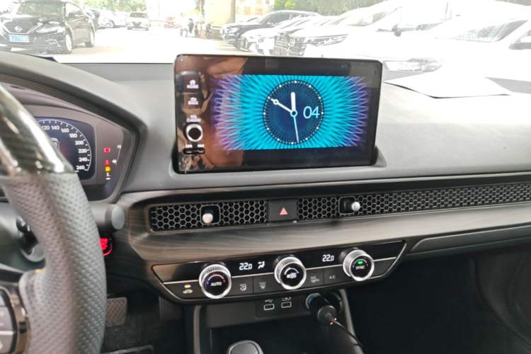 Used Honda Civic 2023 240TURBO CVT Dynamic · Center Stage Special Edition Audio And AC Panel
