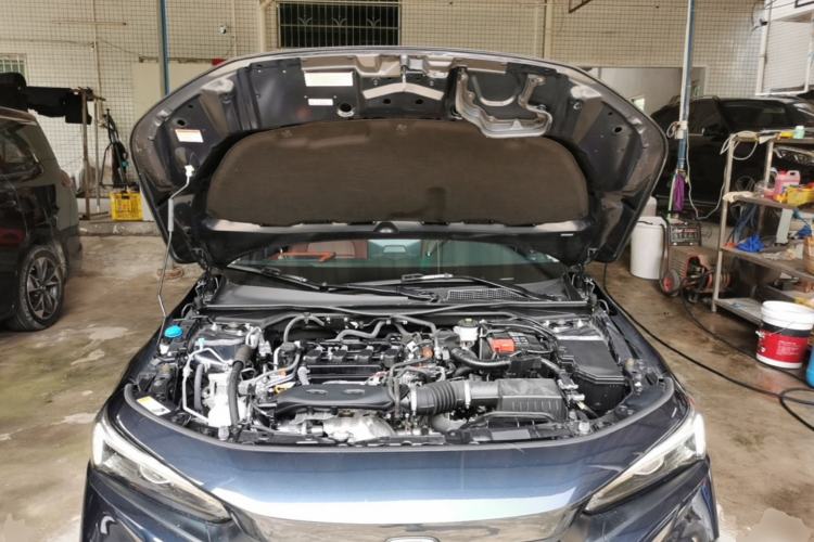Used Honda Civic 2023 240TURBO CVT Dynamic · Center Stage Special Edition Engine Bay