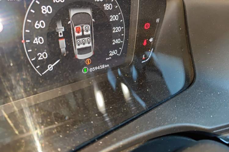 Used Honda Civic 2023 240TURBO CVT Dynamic · Center Stage Special Edition Odometer Close Up