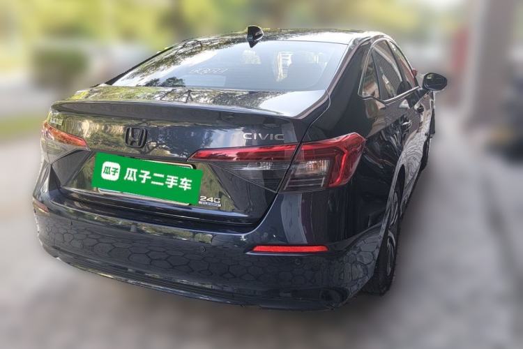 Used Honda Civic 2023 240TURBO CVT Dynamic Edition Rear Right 45 Deg