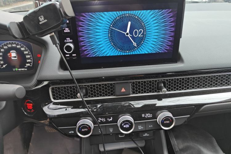 Used Honda Civic 2023 240TURBO CVT Dynamic Edition Audio And AC Panel
