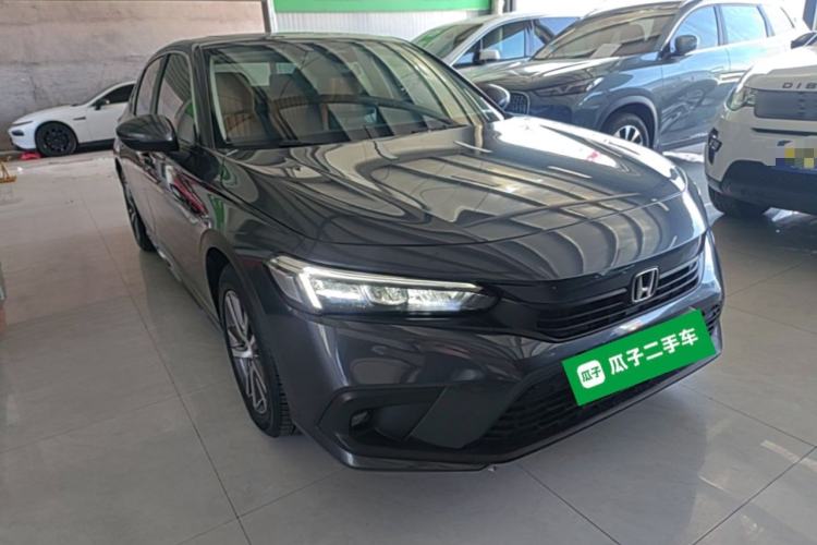 Used Honda Civic 2023 240TURBO CVT Dynamic Edition Front Right 45 Deg