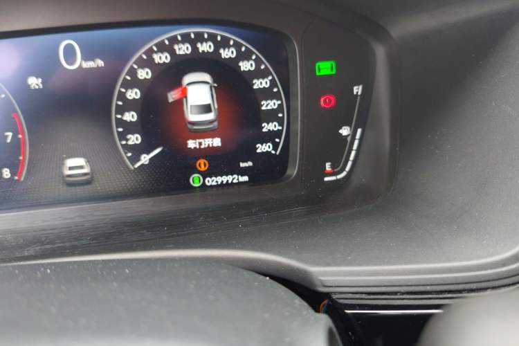 Used Honda Civic 2023 240TURBO CVT Dynamic · Center Stage Special Edition Odometer Close Up
