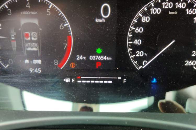 Used Honda Civic 2023 HATCHBACK 240TURBO CVT Zhiyue Edition Odometer Close Up