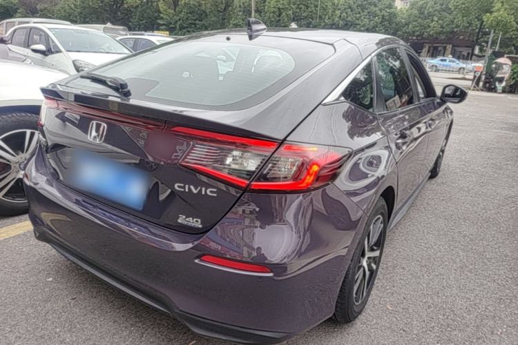 Used Honda Civic 2023 HATCHBACK 240TURBO CVT Zhiyue Edition Rear Right 45 Deg