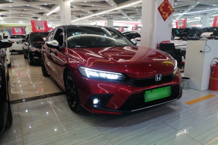Used Honda Civic 2023 2.0L eHEV Sharp Edition Front Right 45 Deg