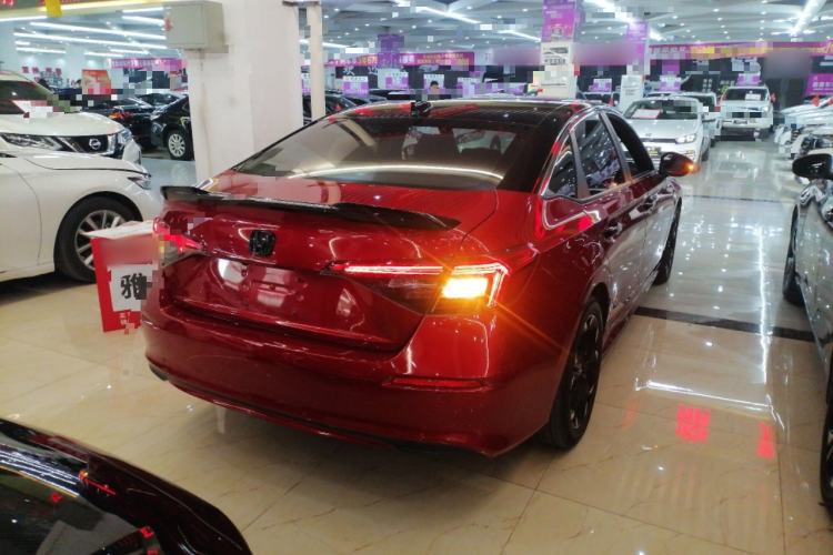 Used Honda Civic 2023 2.0L eHEV Sharp Edition Rear Right 45 Deg