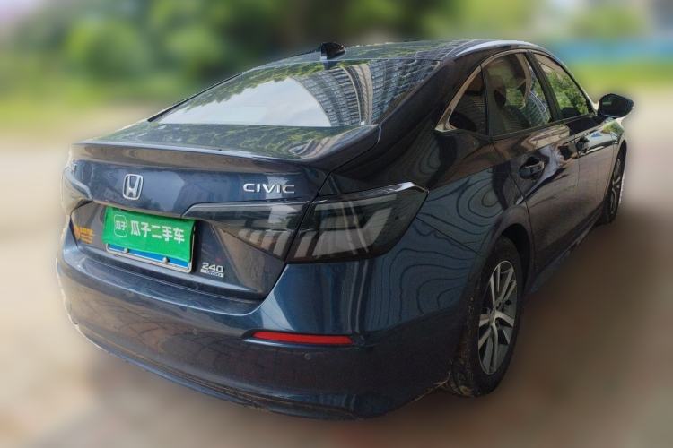 Used Honda Civic 2023 240TURBO CVT Dynamic Edition Rear Right 45 Deg