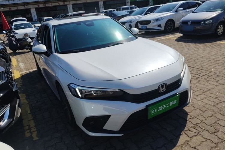 Used Honda Civic 2023 240TURBO CVT Dynamic Edition Front Right 45 Deg
