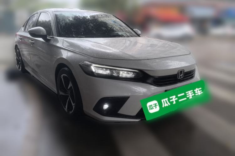 Used Honda Civic 2023 240TURBO CVT Dynamic Edition Front Right 45 Deg