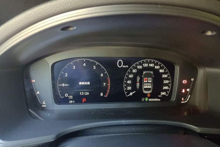 Used Honda Civic 2023 240TURBO CVT Dynamic · Center Stage Special Edition Instrument Cluster