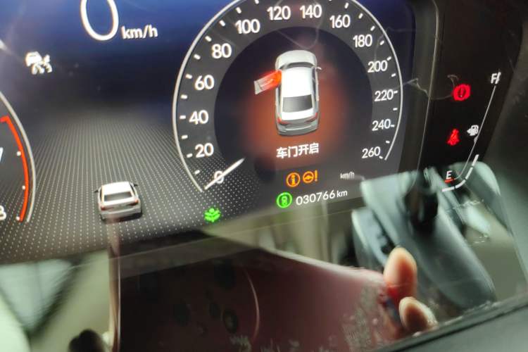 Used Honda Civic 2023 240TURBO CVT Dynamic · Center Stage Special Edition Odometer Close Up