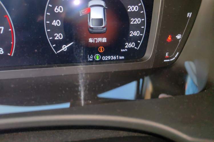 Used Honda Civic 2023 HATCHBACK 240TURBO CVT Extreme Edition Odometer Close Up