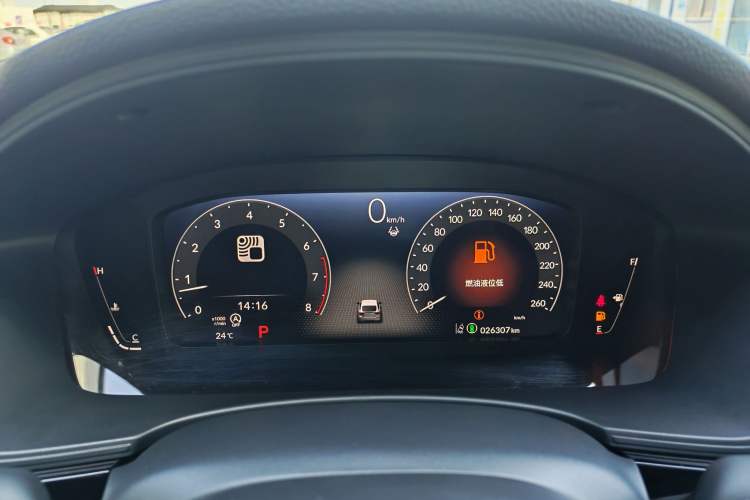 Used Honda Civic 2023 HATCHBACK 240TURBO CVT Extreme Edition Odometer Close Up