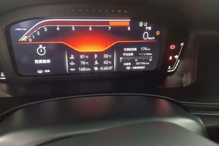 Used Honda Civic 2023 2.0T 420TURBO TYPE R Odometer Close Up