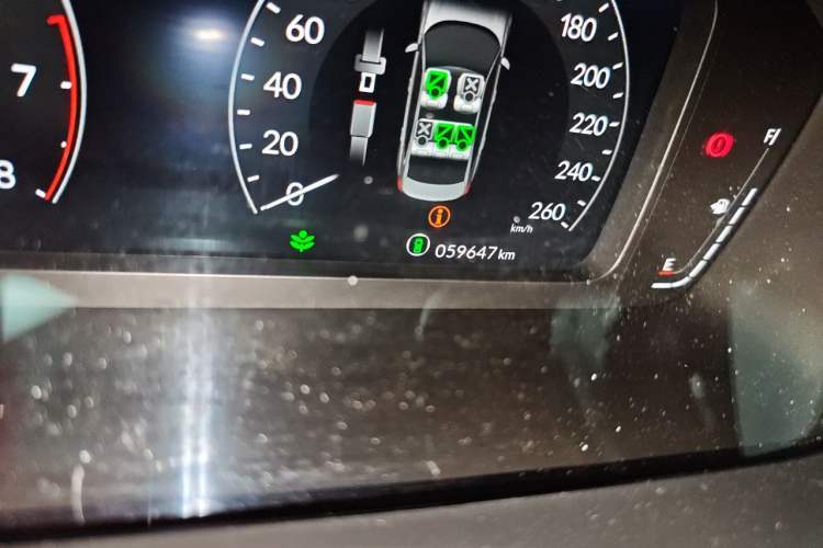Used Honda Civic 2023 240TURBO CVT Dynamic · Center Stage Special Edition Odometer Close Up