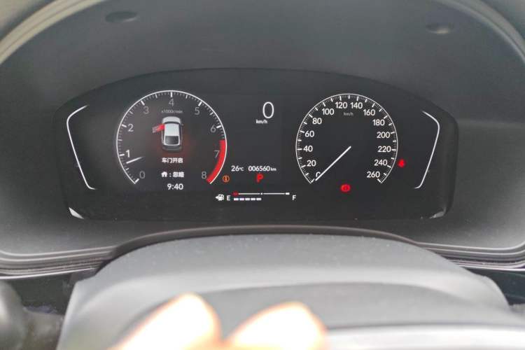 Used Honda Civic 2023 HATCHBACK 240TURBO CVT Zhiyue Edition Odometer Close Up