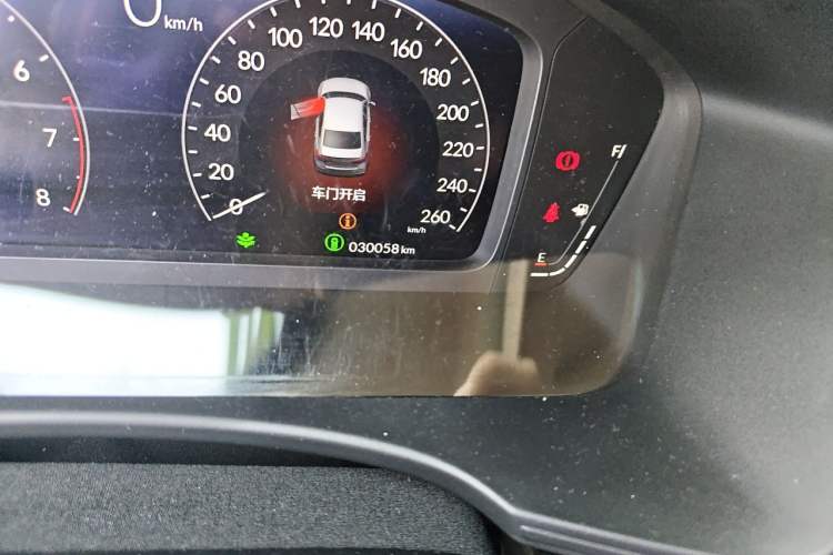 Used Honda Civic 2023 240TURBO CVT Dynamic · Center Stage Special Edition Odometer Close Up